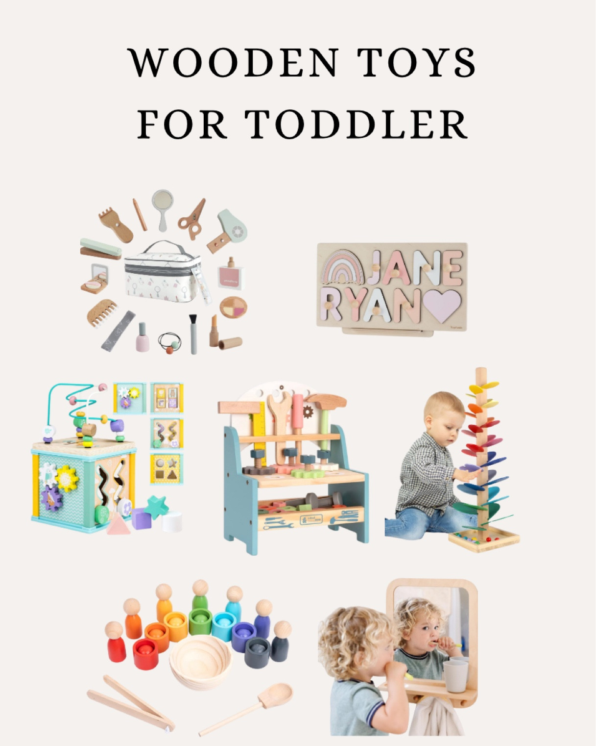 Wooden Toddler Toys 

#LTKfamily #LTKbaby #LTKkids