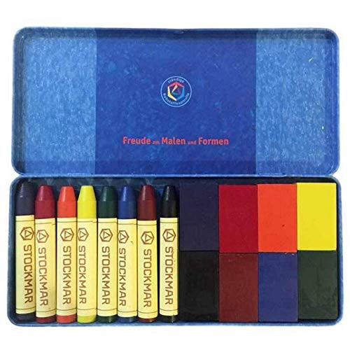 Stockmar Combined Assortment 8 Crayons + 8 Blocks | Amazon (US)