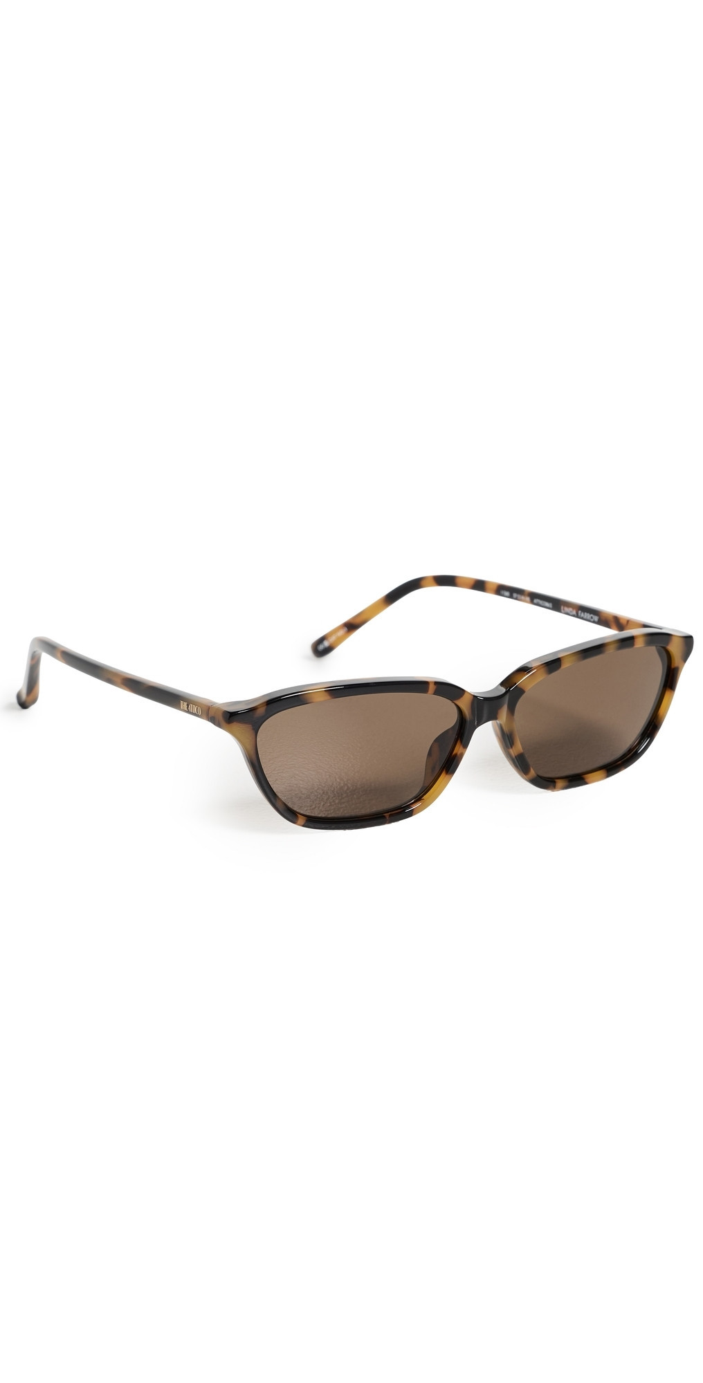 The Attico Libby Sunglasses Tortoise Shell One Size | Shopbop