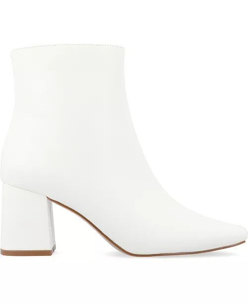 Journee Collection Women's Haylinn Block Heel Dress Booties - Macy's | Macy's
