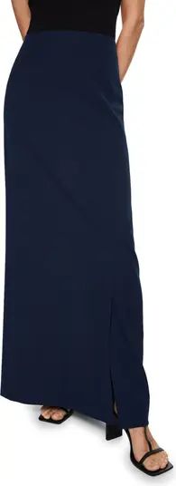 MANGO A-Line Slit Hem Maxi Skirt | Nordstrom | Nordstrom
