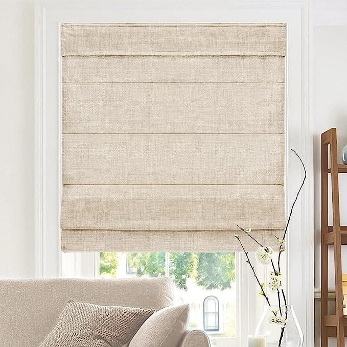 CHICOLOGY - RMBF3564 Cordless Roman Shades Cross-Hatched Modern Fabric Cascade Window Blind Treat... | Amazon (US)