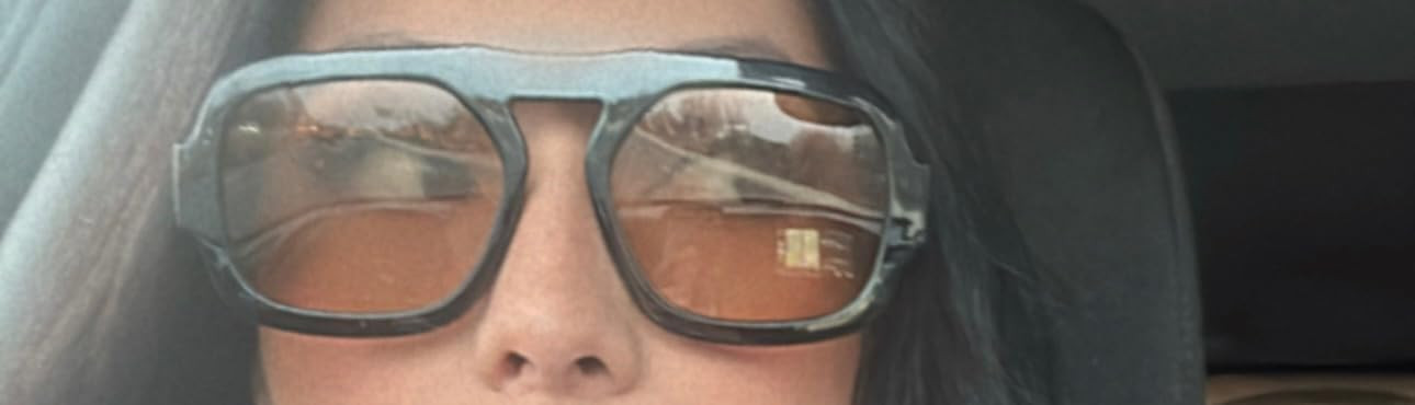 Trendy Square Aviator Sunglasses for Women Flat Top Designer Stylish Frame Sun Glasses Vintage Sh... | Amazon (US)