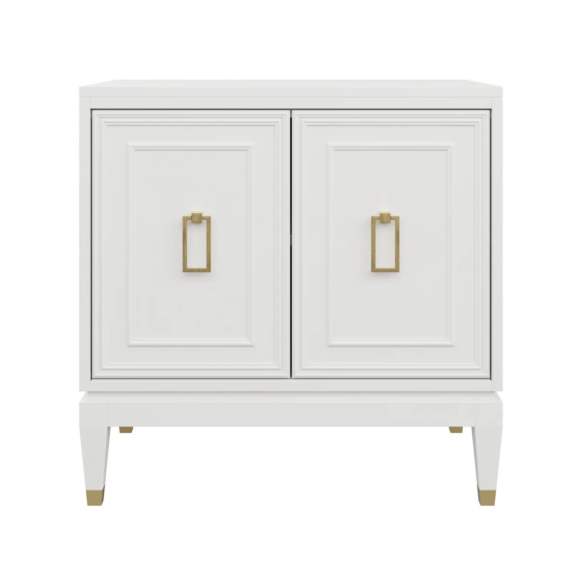 Fifi Chest in White | Contemporary Nightstand in White Lacquer | Scout Design Studio