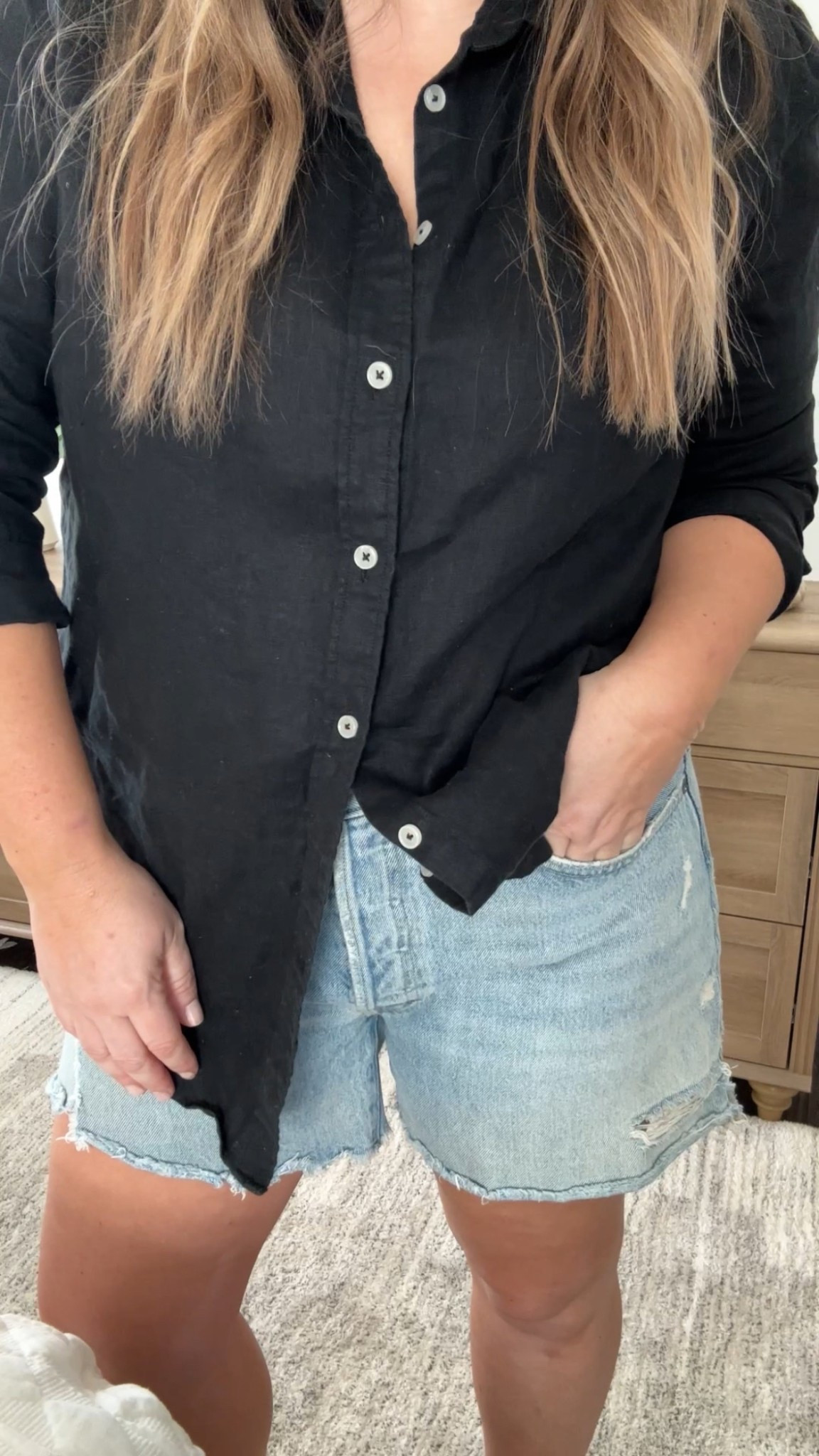 Shorts/ i size up one ( they break in a loosen but not stretch!) 100% cotton and the best ! Free 2 day shipping and returns - love shopbop!!! 

Linen shirt i size up one ( went with larger size if inbetween) im wearing the large . It softens with washed 

#LTKSeasonal #LTKPetite #LTKFindsUnder50