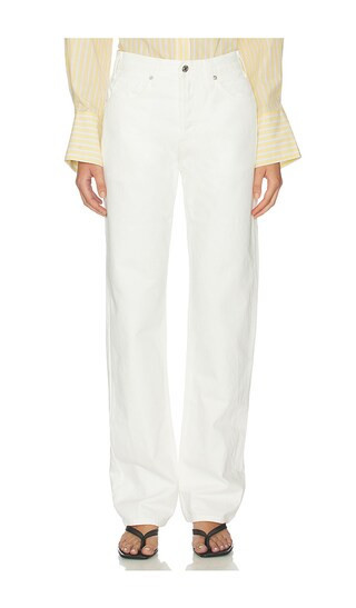 NILI LOTAN Briana Jean in White. - size 24 | Revolve Clothing (Global)