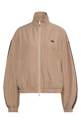 adidas Originals Checks Track Jacket in Olivestrata at Nordstrom, Size Large | Nordstrom