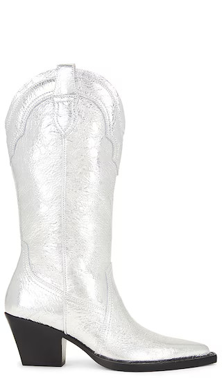 Dolce Vita Rasima Boot in Metallic Silver. - size 8.5 | Revolve Clothing (Global)
