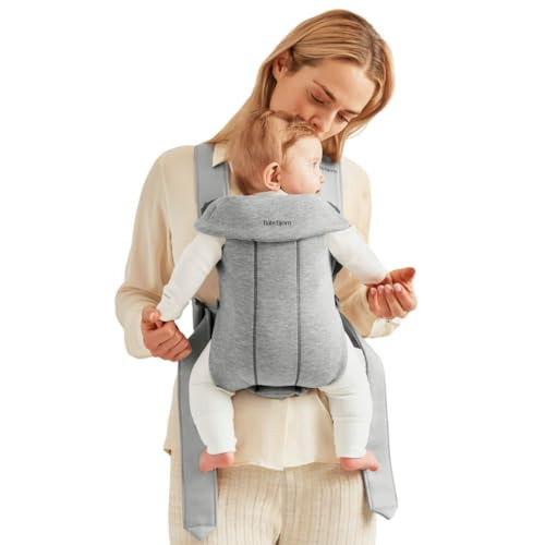 BabyBjörn Baby Carrier Mini, Light Gray, 3D Jersey | Infant Carrier (7-25 lbs), Ergonomic, Easy-to-Use | Amazon (US)