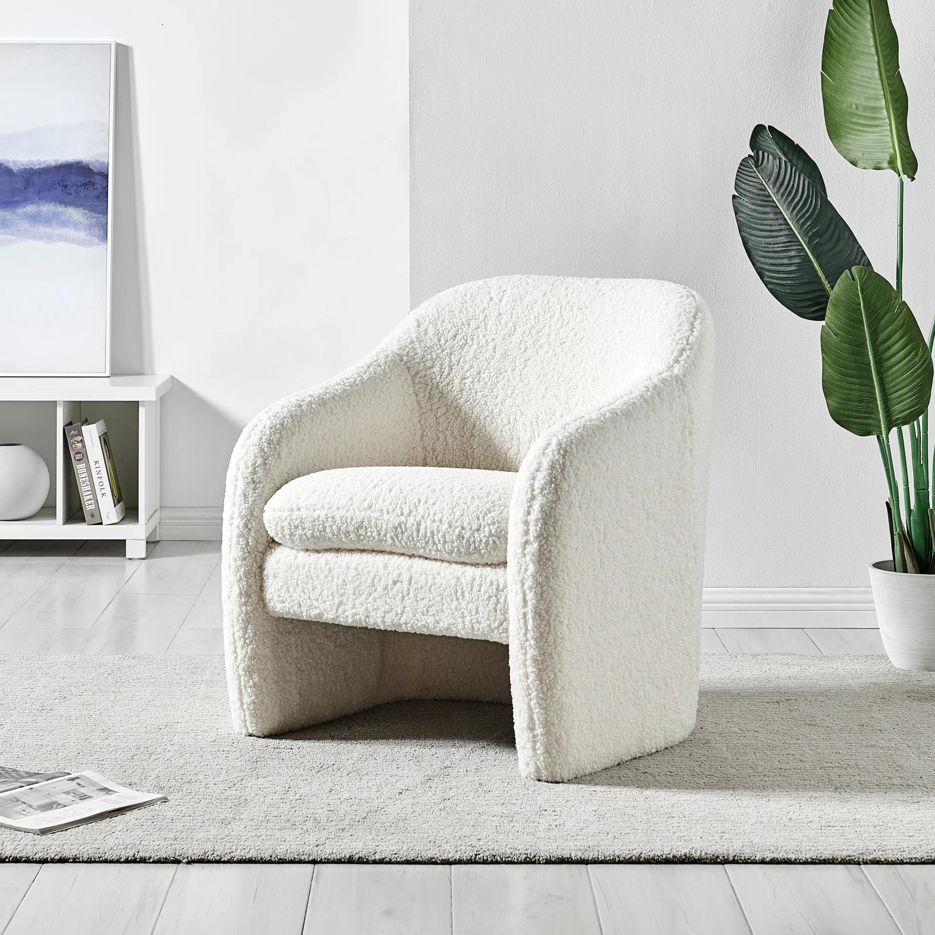 Wade Logan\u00ae Bajram Upholstered Barrel Armchair & Reviews | Wayfair | Wayfair North America