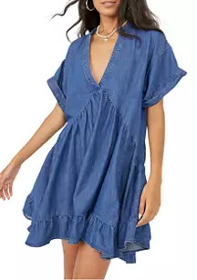 Agnes Denim Dress | Belk