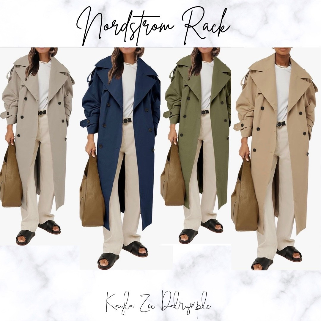 Double Breasted Trench Coat 
Oversized Trench Coat 
Rain Coat 

#LTKootd #LTKgrwm #LTKdayinmylife