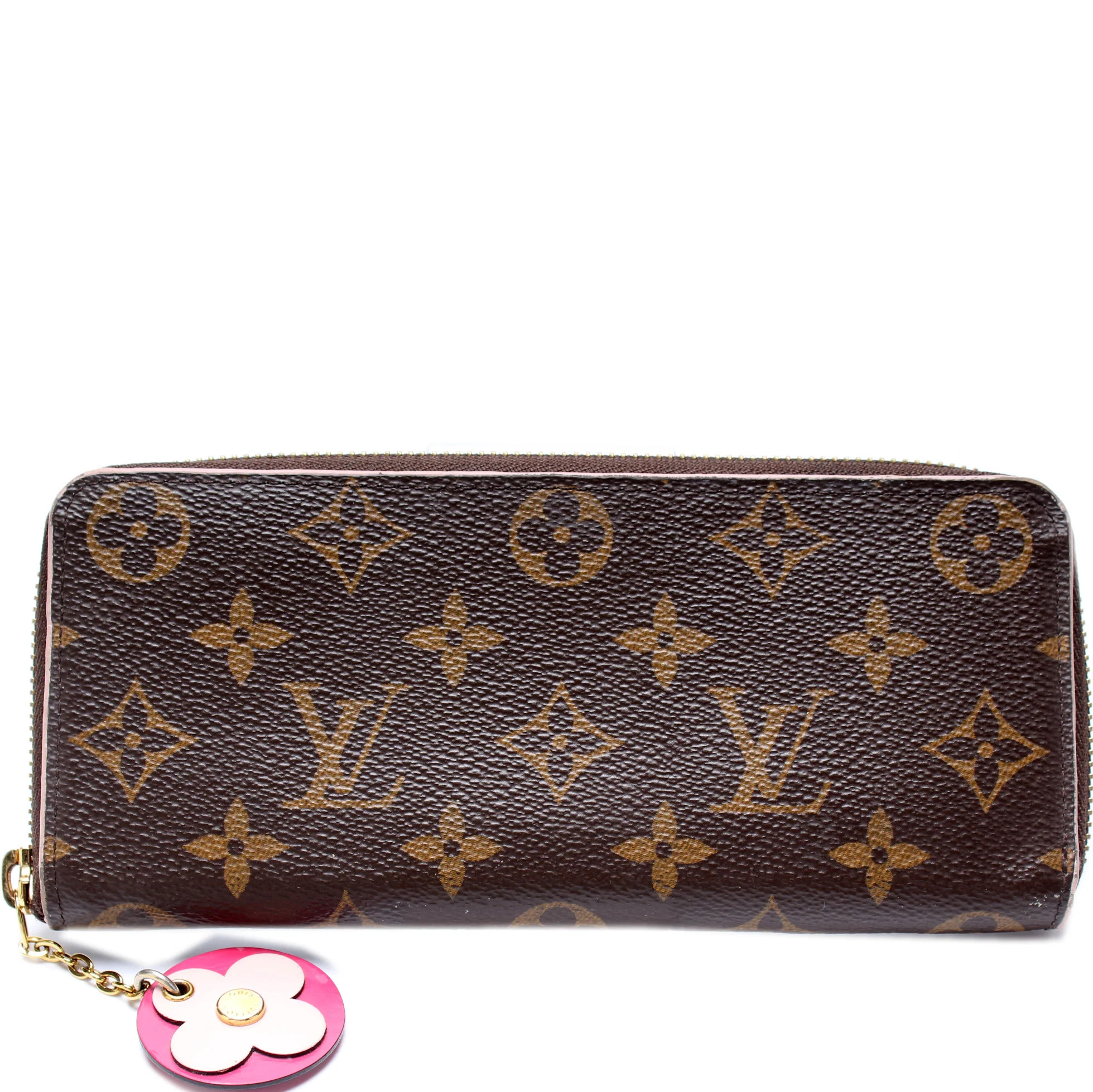 Clemence Wallet Monogram Flower | Keeks Designer Handbags