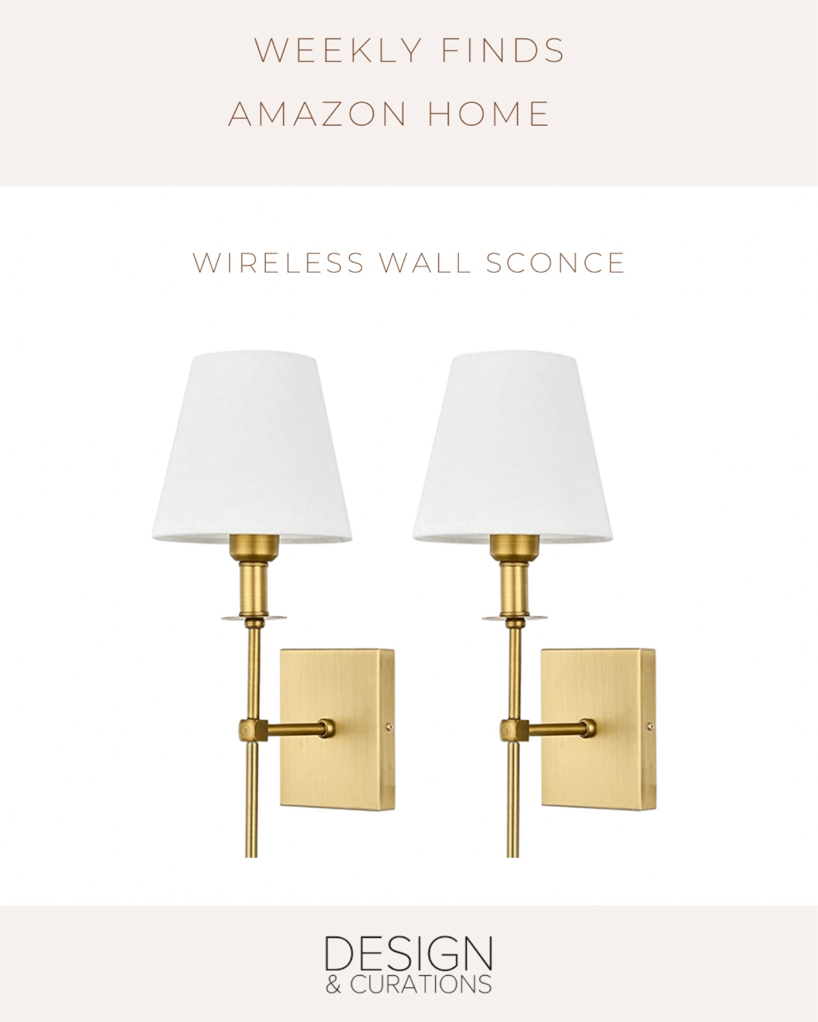 No wires needed! Wireless wall sconce! New trend alert 
Amazon Home finds

#LTKhome #LTKFind