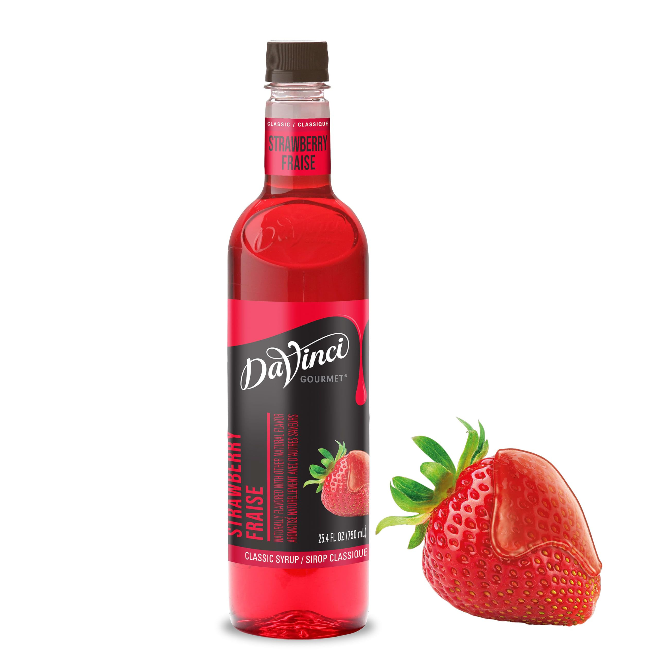 DaVinci Gourmet Classic Strawberry Syrup, 25.4 Fluid Ounces (Pack of 1) | Amazon (US)