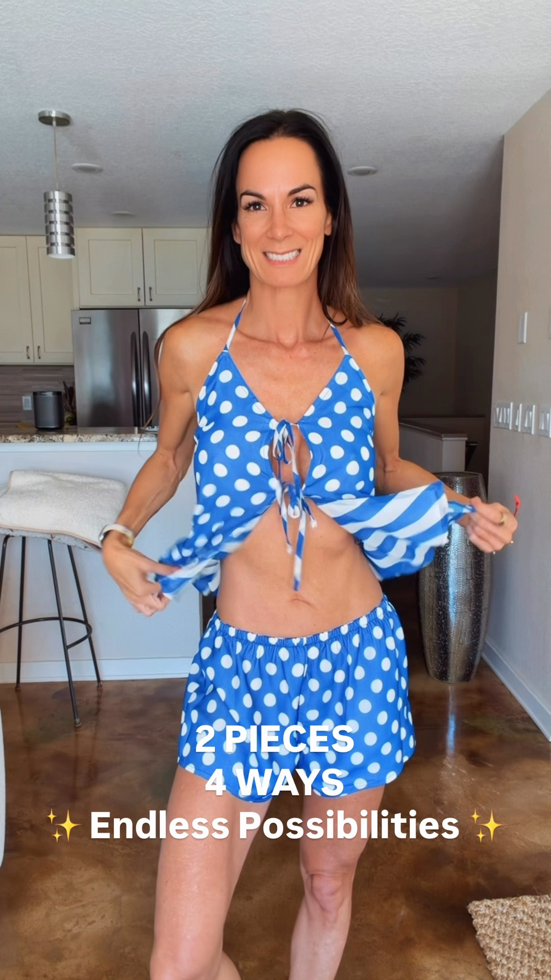 The math is mathing… ✨💙

2 pieces.
4 ways.
Endless outfit possibilities.

I love a set that actually earns its place in my closet, and this one does exactly that. Wear it matching, mix the prints, flip the pieces around… suddenly you’ve got four completely different looks from just two pieces.

Basically, it’s the hardest-working outfit in my closet. 😉

Which combo is your favorite?

#SummerStyle #MatchingSet #VacationStyle #ResortWear #OOTD

#LTKdayinmylife #LTKgrwm #LTKootd