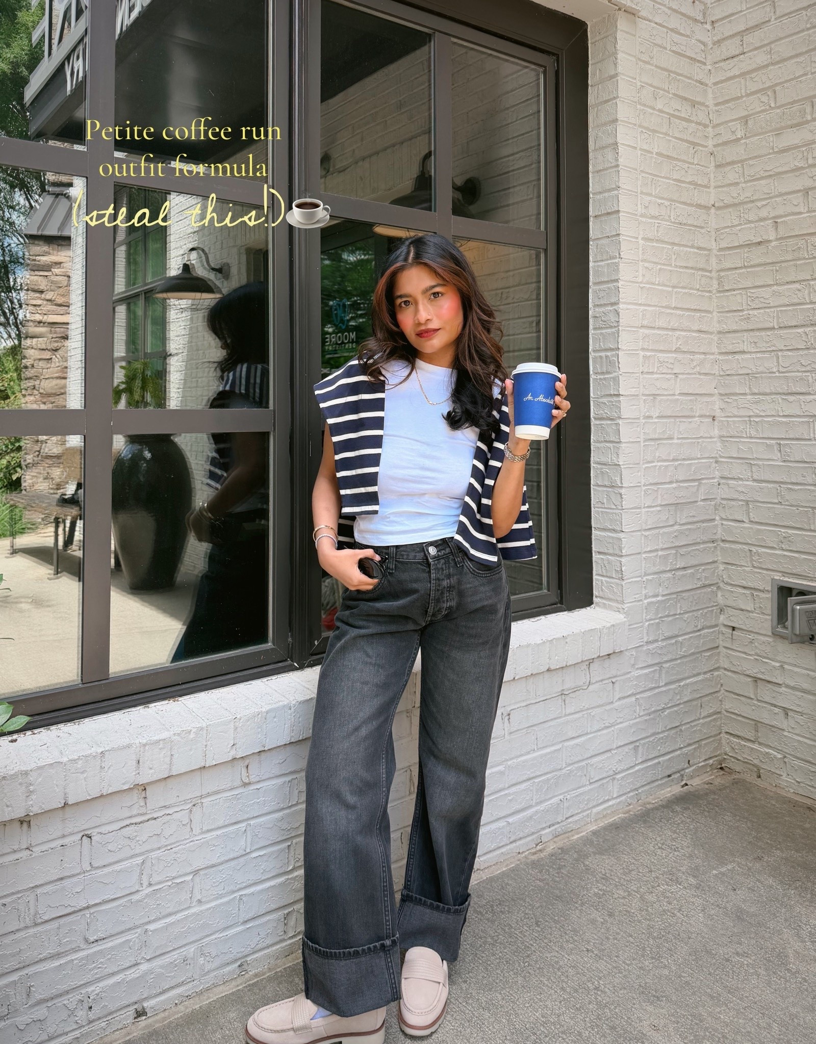 Petite mom casual everyday outfit

Mid-waist loose cuffed/folded  bottom mom jeans that are petite friendly. I’m wearing 34 and it runs a little on the looser side. #zara

Wearing US 2 in baby tee

#LTKPetite #LTKmomlife #LTKootd
