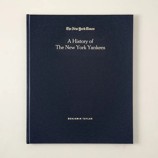 New York Times Custom Baseball Book | UncommonGoods