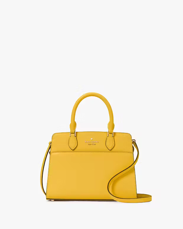 Madison Saffiano Leather Small Satchel | Kate Spade (US)