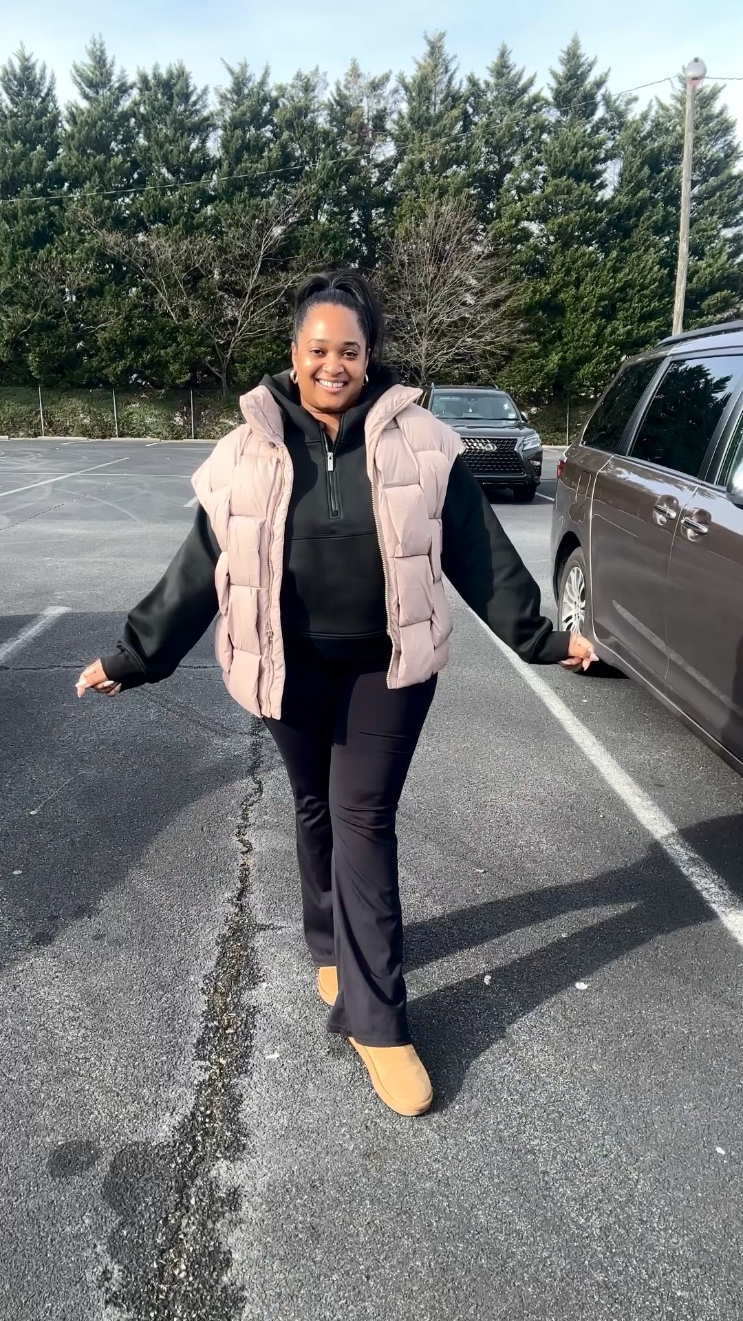 Everything Amazon
Size XL in all
Shoes TTS

#LTKMidsize #LTKPlusSize #LTKStyleTip