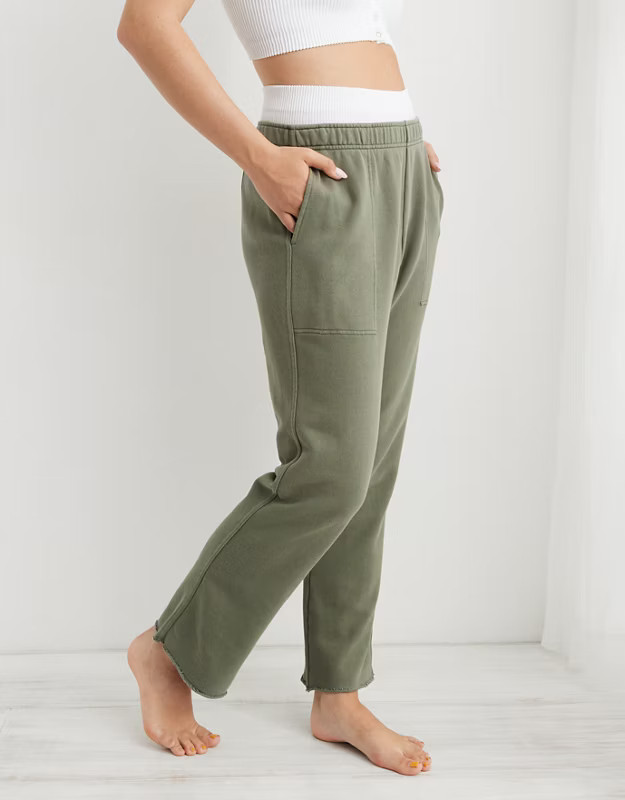 Aerie Slouchy Fleece Pant | Aerie