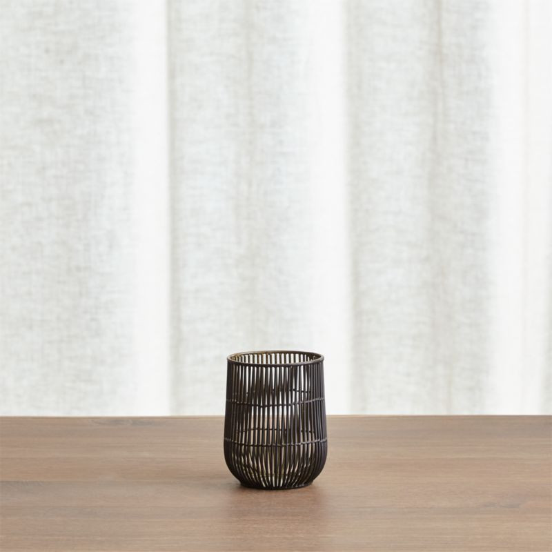 Kent Wire Tealight/Votive Candle Holder 4" + Reviews | Crate and Barrel | Crate & Barrel