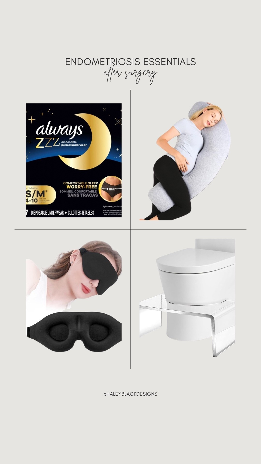 Endometriosis surgery essentials & must haves

#LTKdayinmylife #LTKselfcare #LTKBaby