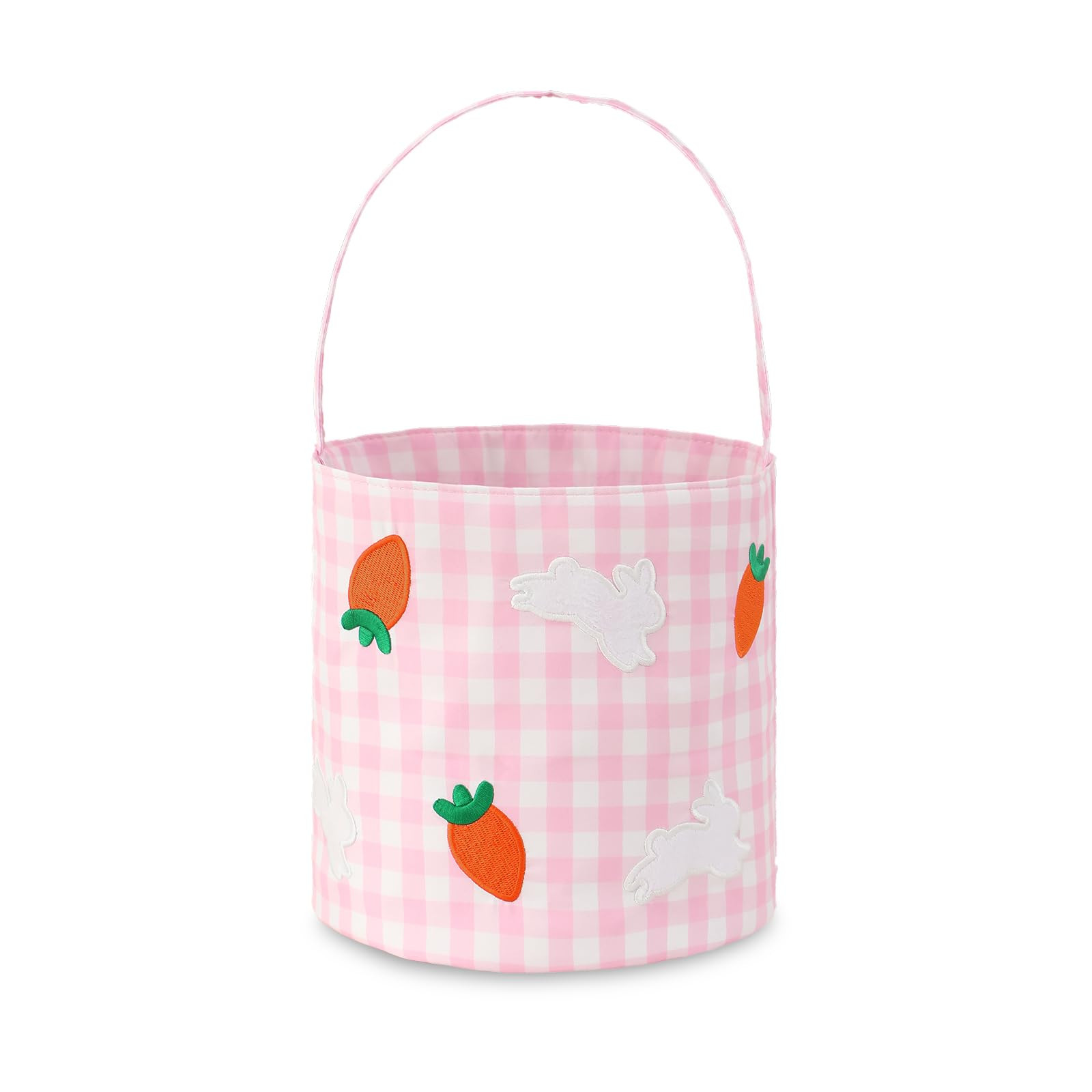 Easter Bunny Basket for Kids,Cute Easter Bucket Bags with Rabbit Ears for Easter Eggs Hunting,Eas... | Amazon (US)