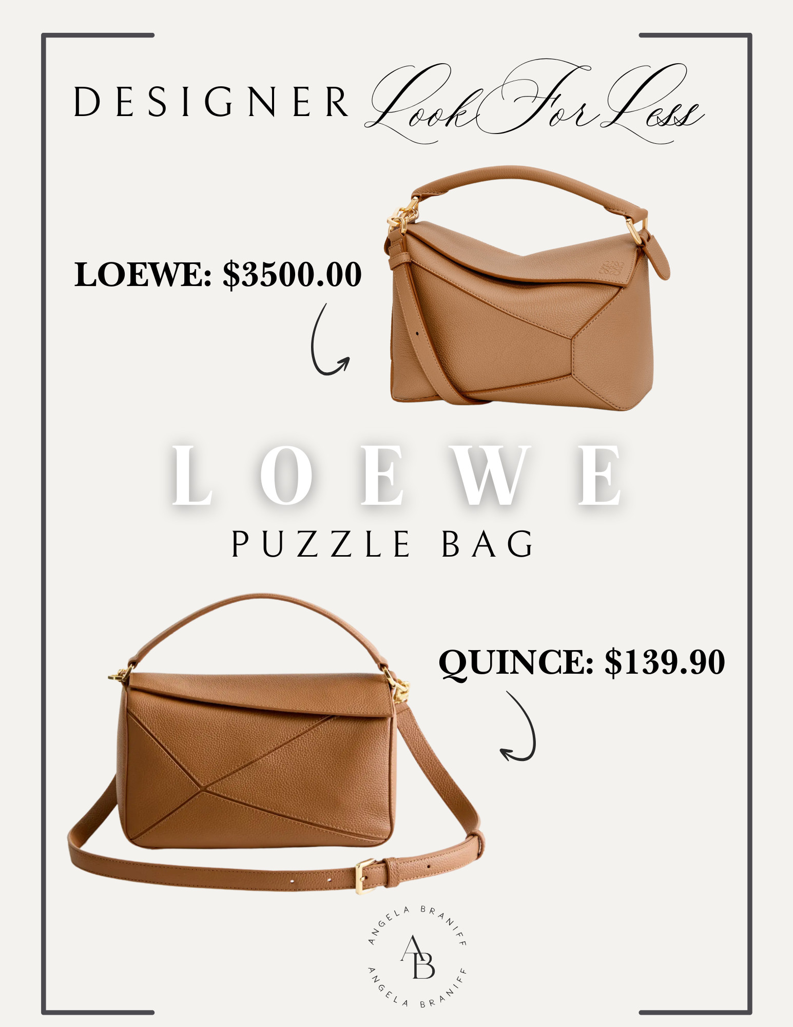 I snapped up this new bag from Quince so fast when it was first released! It sold out immediately, but it's finally back in stock! 🎉
It's 100% top-grain italian leather and fast becoming one of my favorite handbags ever! Comes in three colors!

#designerdupes
#designerinspired
#thelookforless
#loeweforless 

 #LTKItBag