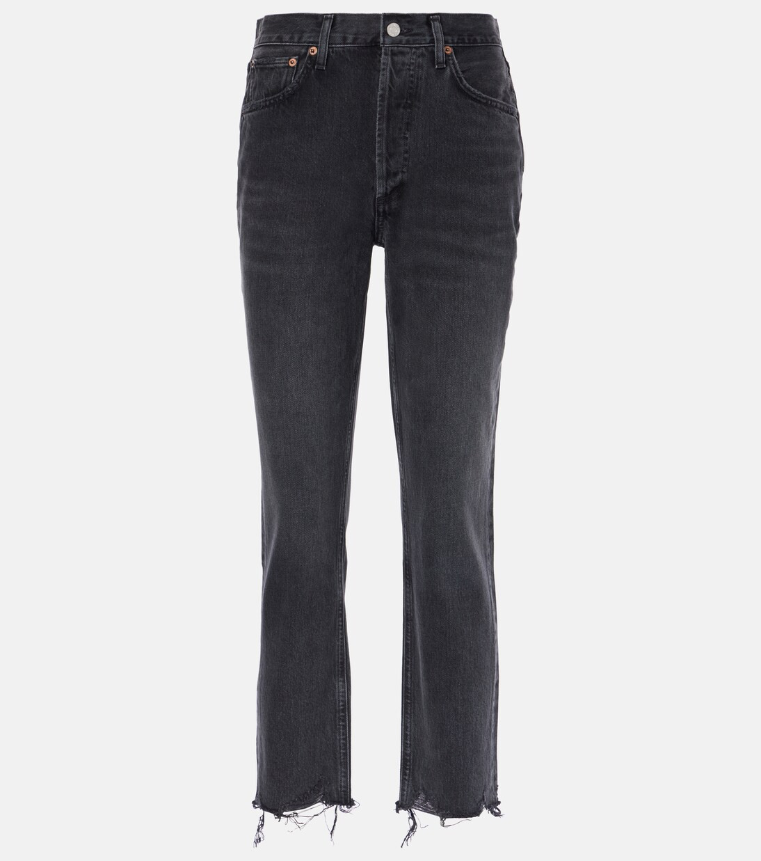 Riley high-rise cropped straight jeans | Mytheresa (UK)
