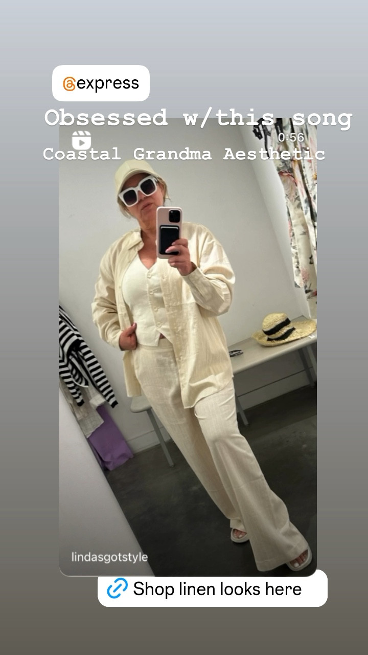 perfect amount of flow, it's both comfortable and stylish. Whether you're lounging at the beach or out for a stroll, this coastal grandma linen look is sure to turn heads. And with its breathable fabric, you'll stay cool and comfortable all day long. It's the perfect addition to any summer wardrobe #fashionista #linenfashion #coastalgrandmaaestethic
#summerfashion 

#LTKSeasonal