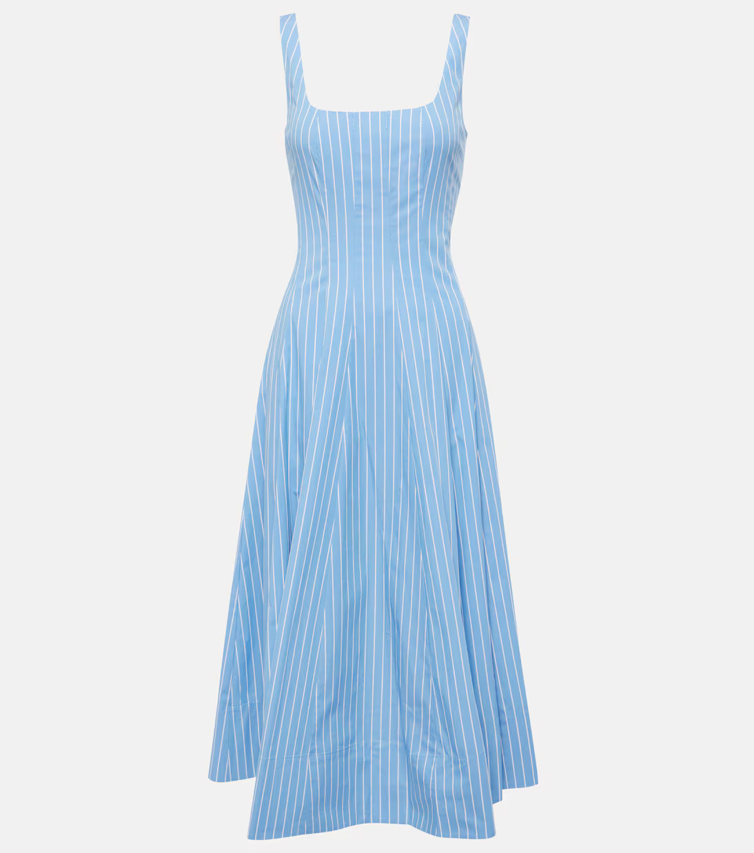 Wells pinstriped cotton poplin midi dress | Mytheresa (US/CA)
