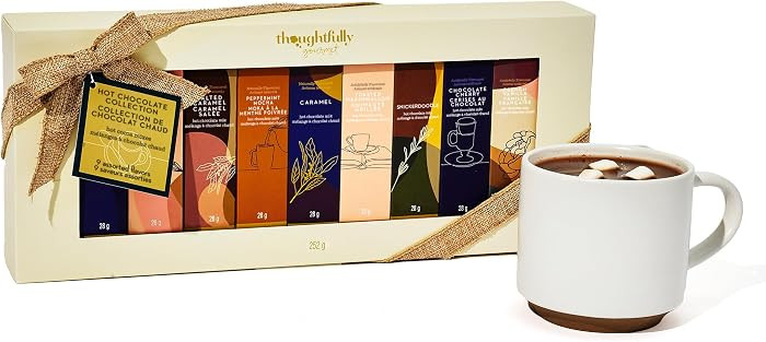 Thoughtfully Gourmet, Hot Chocolate Collection Gift Set, Flavors Include Salted Caramel, Double C... | Amazon (CA)