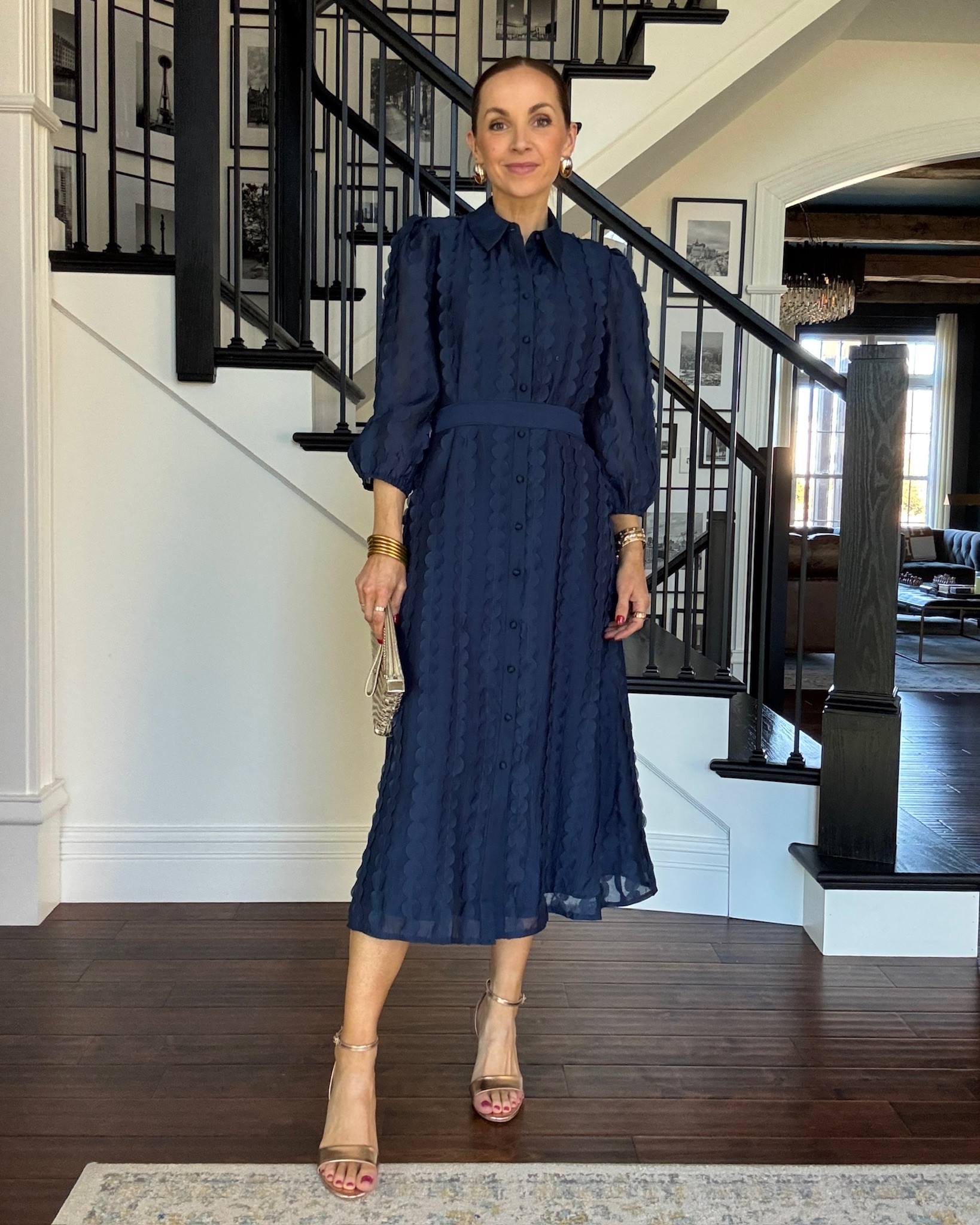 Layered button up dress- love this from @Next US! Great dress you can wear year round 

#LTKgrwm