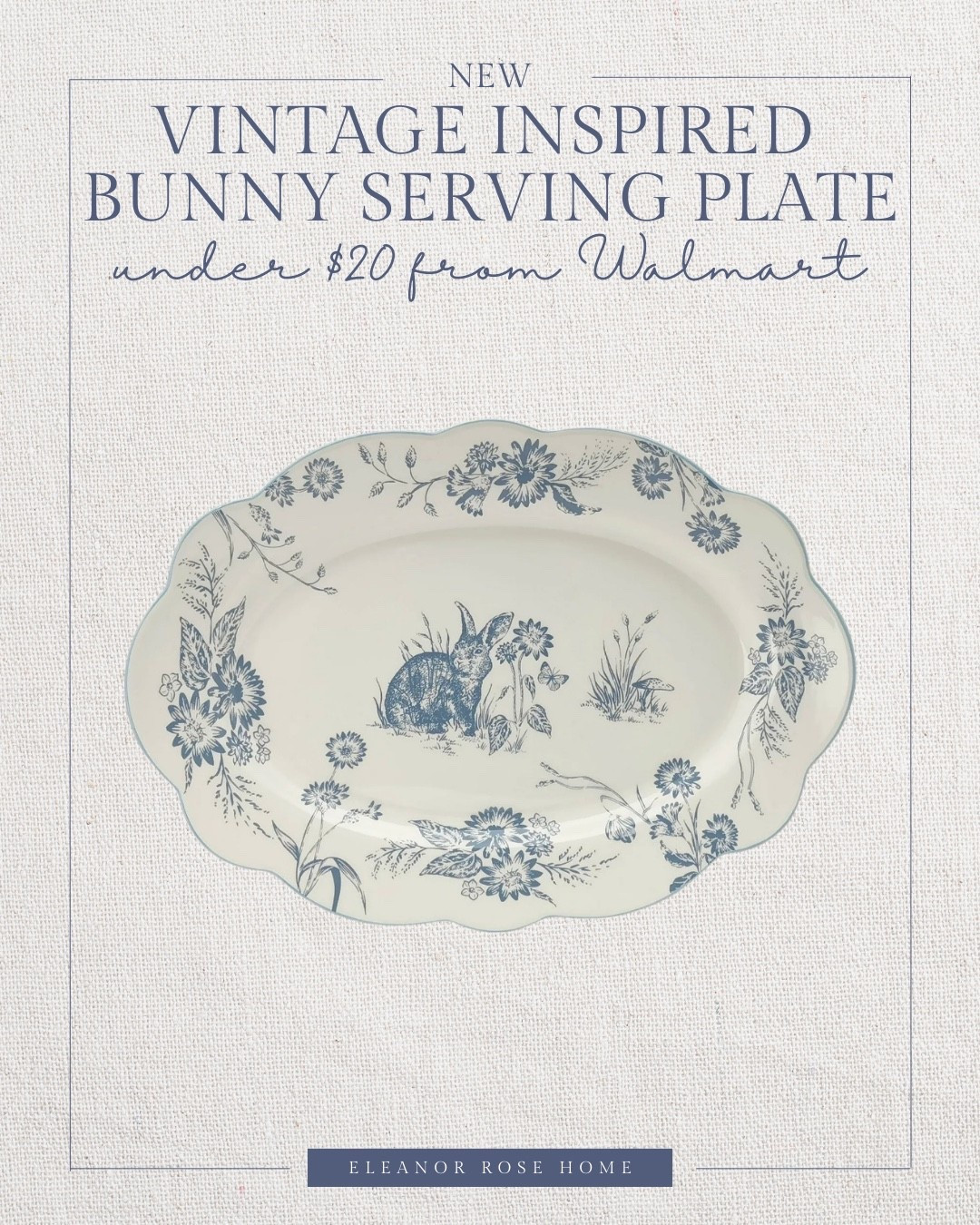 Look at this gorgeous vintage inspired bunny serving platter from Walmart. Only $20!!!

#LTKSeasonal #LTKFindsUnder50 #LTKHome