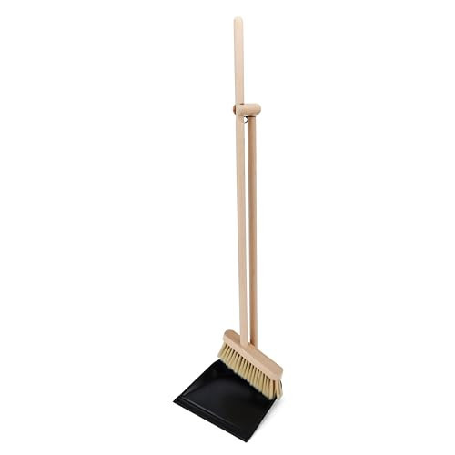 Copco Standing Broom with Dustpan, Beechwood | Amazon (US)