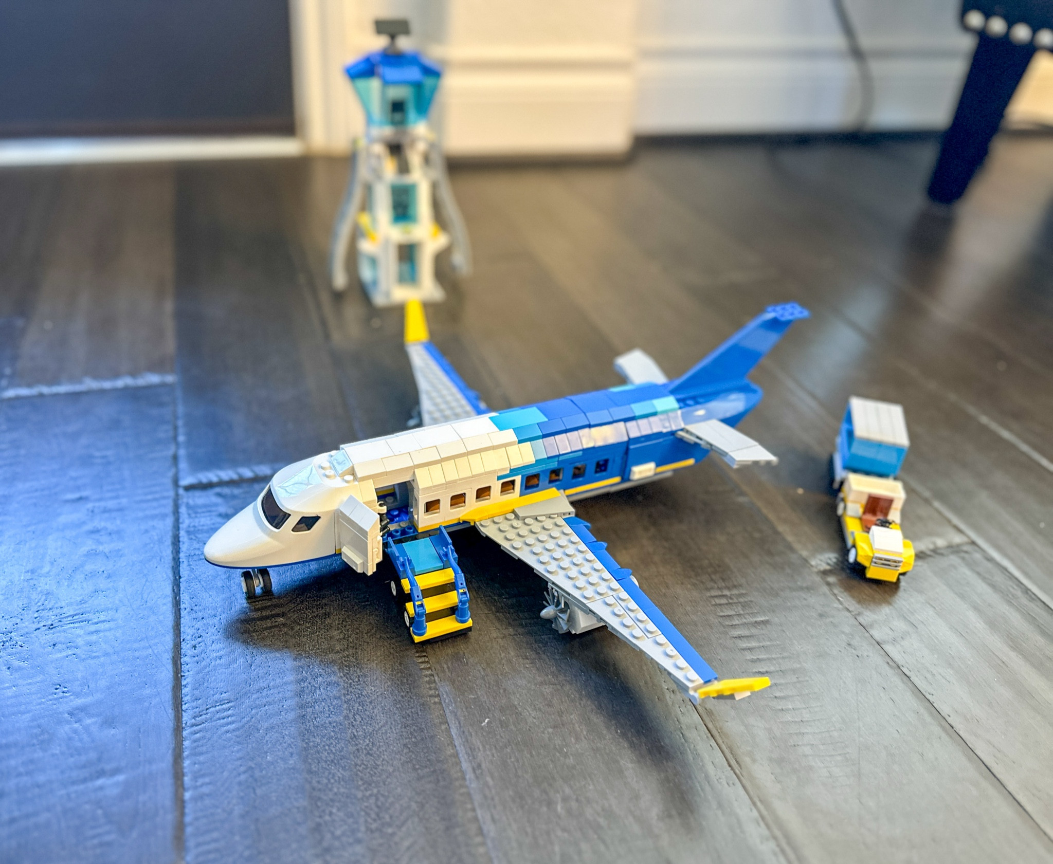 City Passenger Airplane Building Set for Boys. My son loves this airplane. ✈️✈️ #Airplane #City #Boys #BoyMom #Builders 