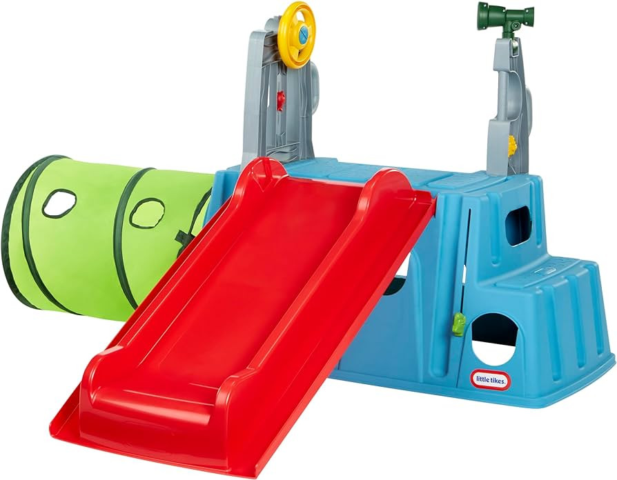 Little Tikes Easy Store Slide & Explore, Indoor Outdoor Climber Playset for Toddlers Kids Ages 1-... | Amazon (US)