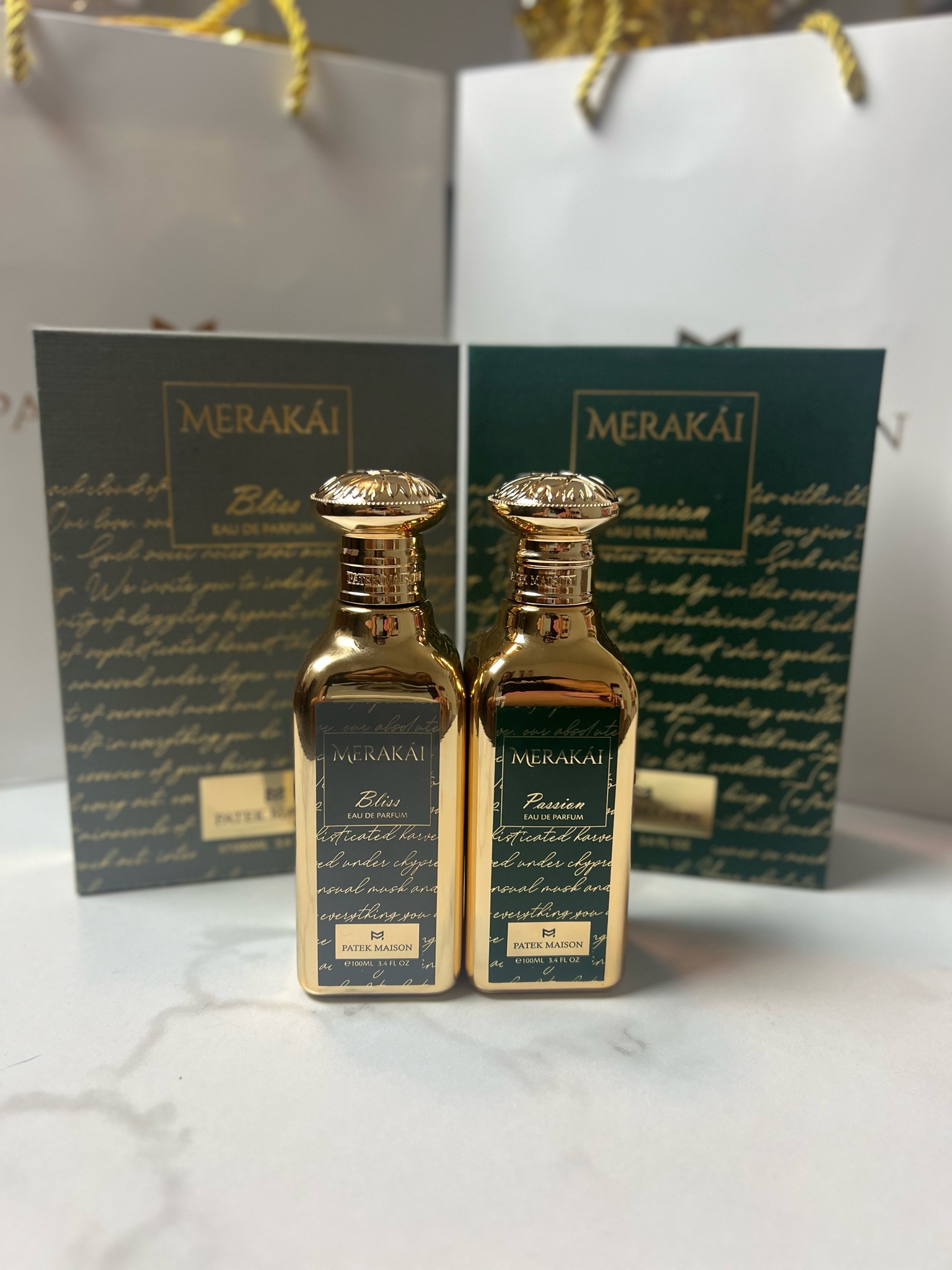 #ad Indulge in timeless elegance with Patek Maison perfume - a scent as captivating as the memories it creates ✨ 

Merakái Passion (For Women)
Notes:
* Top Note: Black Currant, Litchi and Tangerine
* Middle Note: Bulgarian Rose, Water Lily and Tuberose
* Base Note : Ambroxan, Hazelnut, Musk, Vanilla and Patchouli

Merakái Bliss (For Men)
Notes:
* Top Note: Mandarin, Grapefruit and Bergamot
* Middle Note: Vetiver, Freesia and Lavender
* Base Note: Cedarwood, Musk and Vanilla



luxury perfume
Gifts for him
Gifts for her 
#ariaperfume #ariaperfumePartner

#LTKbeauty #LTKGiftGuide