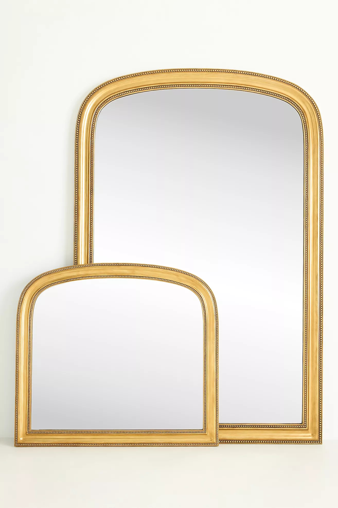 The Gleaming Louie Beaded Arched Mirror | Anthropologie (US)