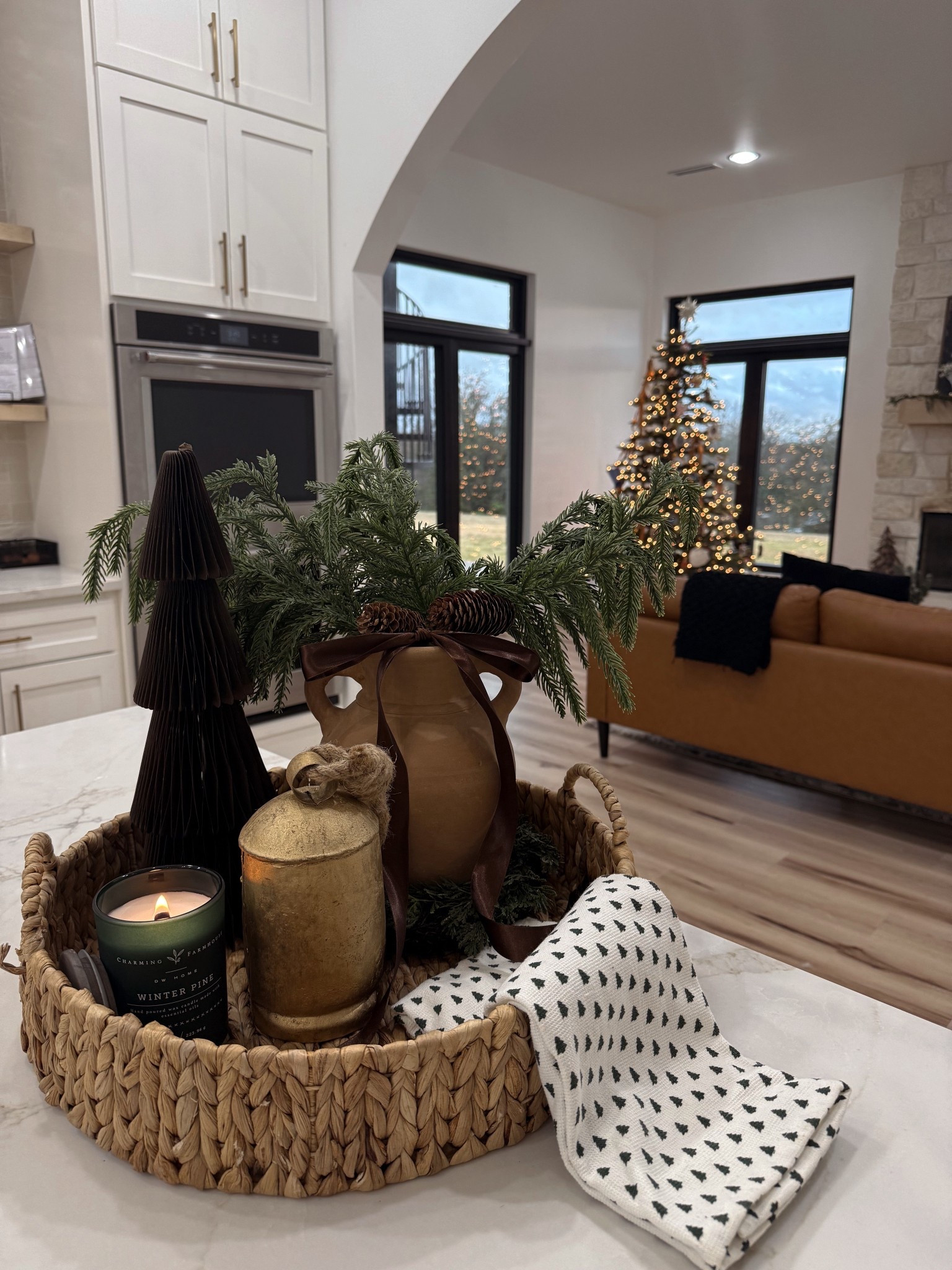 Kitchen Christmas tray styling, Christmas
Decor, Christmas home styling 

#LTKSeasonal #LTKFindsUnder50 #LTKHome