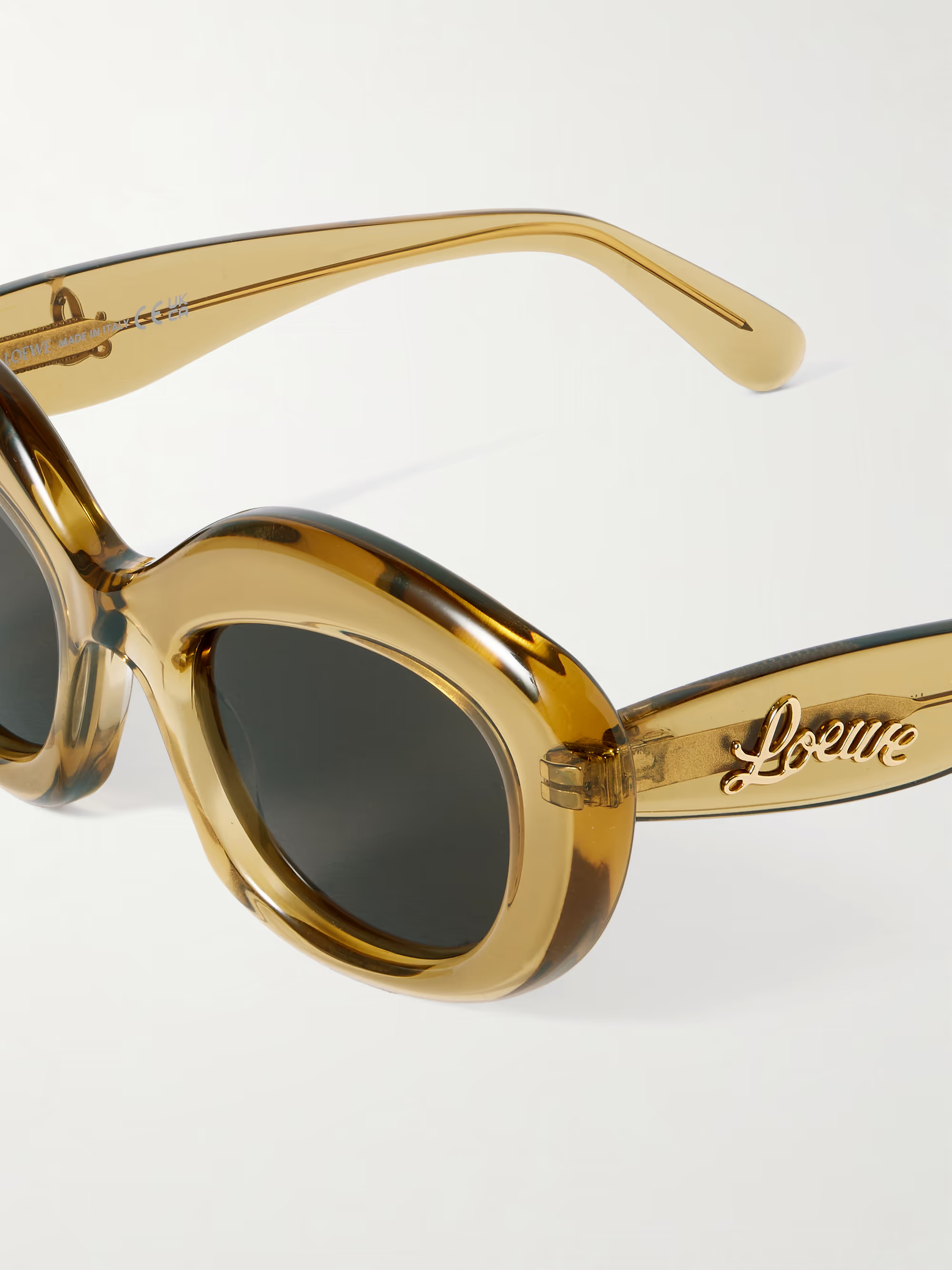 Curvy oversized round-frame acetate sunglasses | NET-A-PORTER (US)