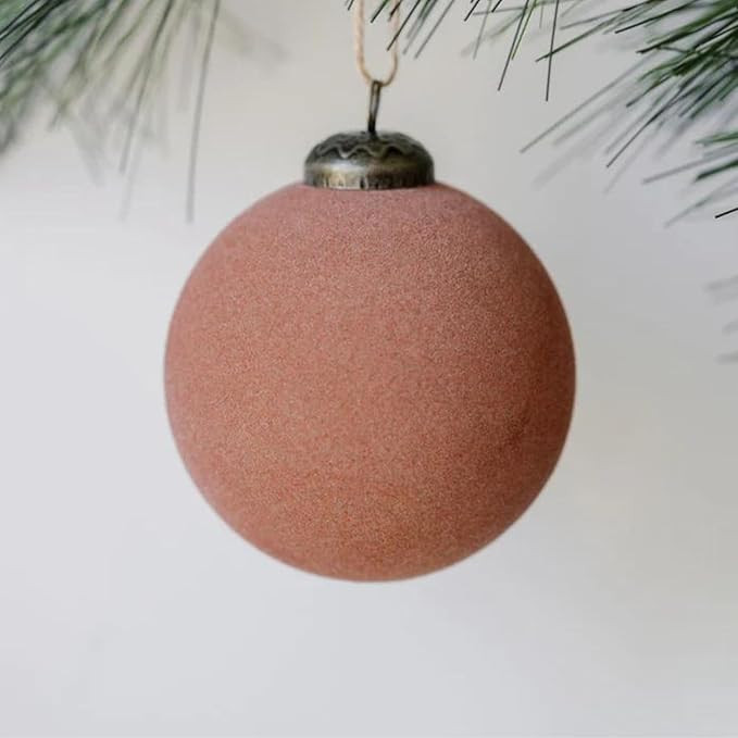 CG Hunter Holiday Collection, 4-inch Assorted Vintage Rose Glass Set-of-6 Christmas Tree Ornament... | Amazon (US)