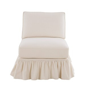 Willoughby Slipper Chair with Ruffle Skirt | Ballard Designs, Inc.