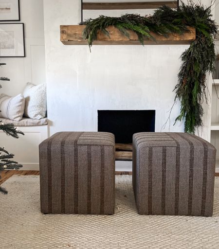 The most amazing designer look for less ottomans! pattern + thread + stitching + tones 💯 & it’s very sturdy
perfect for any space but love to flank a fireplace or coffee table as additional seating + add texture & interest. also great under a console! 

#LTKhome #LTKfindsunder100 #LTKHoliday