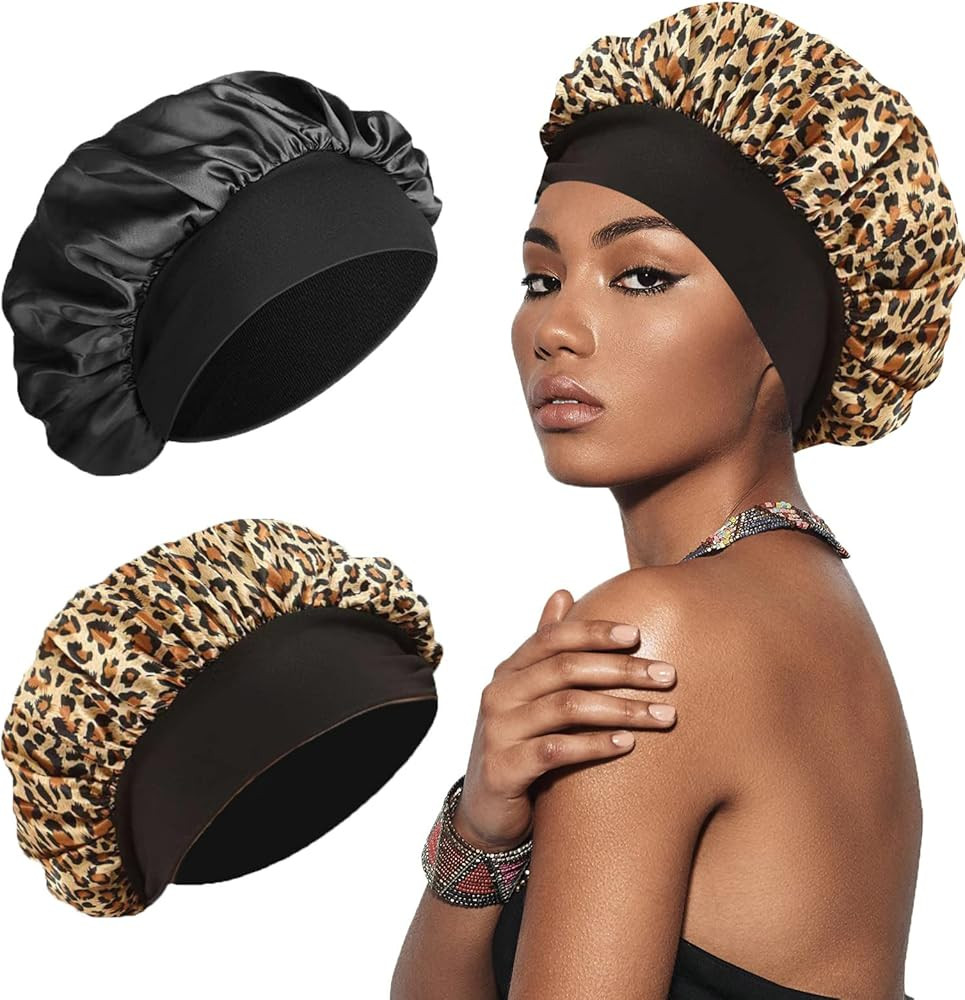 Silk Bonnet Satin Bonnet, Silk Hair Wrap for Sleeping, Soft and Comfortable Silk Sleep Cap | Amazon (CA)