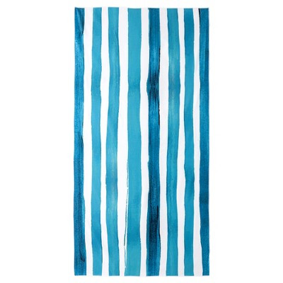 REGALWOVEN 1 Pack Striped Beach Towel, Sand Free Lightweight Travel Towel, Quick Dry and Absorbent Towel for Beach Pool Camping 63" x 31" Aqua Blue | Target