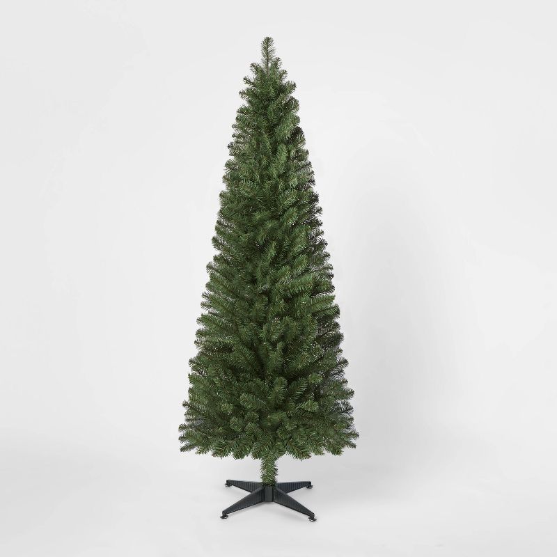 6&#39; Unlit Slim Alberta Spruce Artificial Christmas Tree - Wondershop&#8482; | Target