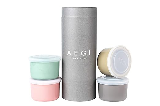 Aegi New York Ceramic Containers Set of 4 | Amazon (US)