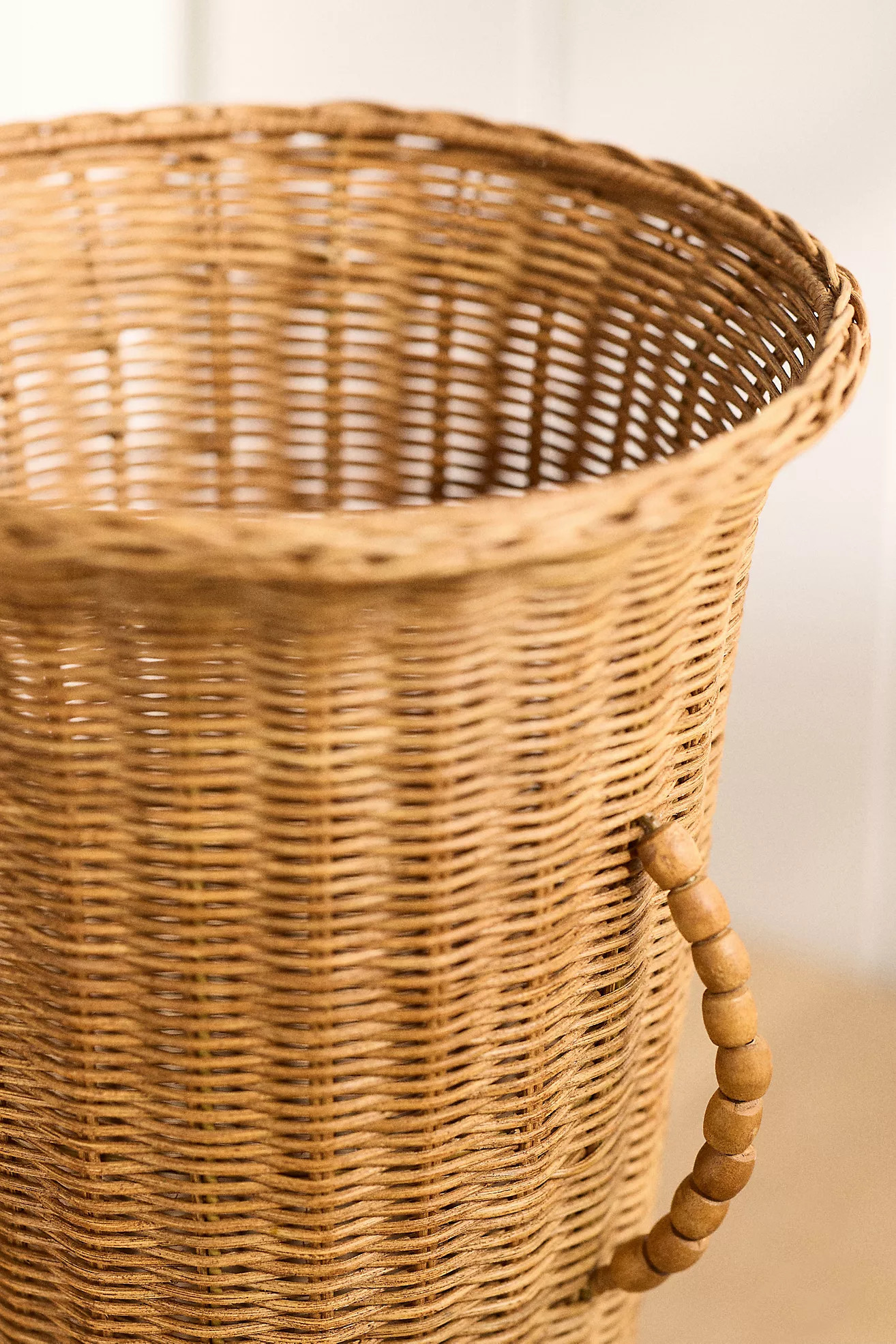 Oriana Urn Wicker Basket | Anthropologie (US)